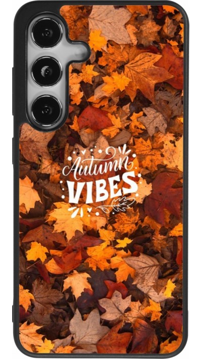 Samsung Galaxy S25 Case Hülle - Silikon schwarz Autumn 25 Autumn vibes