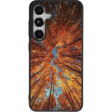 Samsung Galaxy S25 Case Hülle - Silikon schwarz Autumn 25 Trees