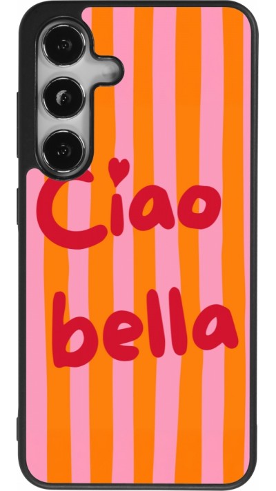 Samsung Galaxy S25 Case Hülle - Silikon schwarz Bye Bella 2026