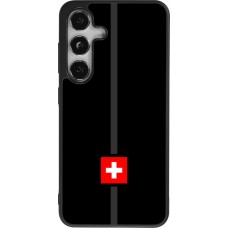 Samsung Galaxy S25 Case Hülle - Silikon schwarz Kanton CH schwarz