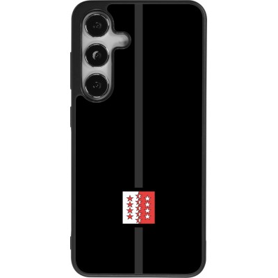 Samsung Galaxy S25 Case Hülle - Silikon schwarz Kanton VS schwarz