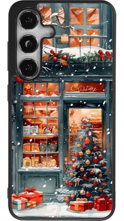 Samsung Galaxy S25 Case Hülle - Silikon schwarz Christmas 25 Xmas Shop