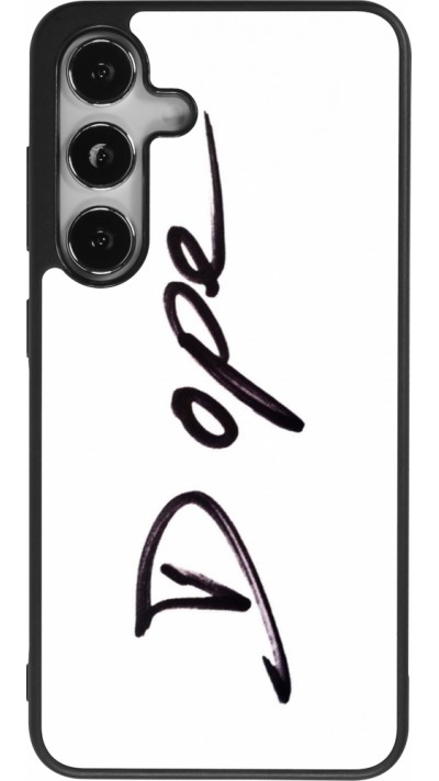 Samsung Galaxy S25 Case Hülle - Silikon schwarz Dope