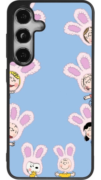 Samsung Galaxy S25 Case Hülle - Silikon schwarz Easter 2026 Snoopy