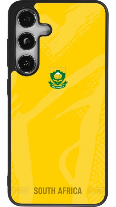 Samsung Galaxy S25 Case Hülle - Silikon schwarz Südafrika 2026 personalisierbares Fussballtrikot