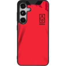 Samsung Galaxy S25 Case Hülle - Silikon schwarz Südkorea 2022 personalisierbares Fussballtrikot