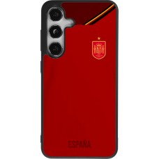 Samsung Galaxy S25 Case Hülle - Silikon schwarz Spanien 2022 personalisierbares Fußballtrikot