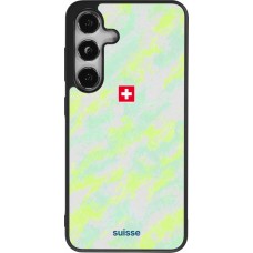 Samsung Galaxy S25 Case Hülle - Silikon schwarz Schweiz Away 2026 personalisierbares Fussballtrikot