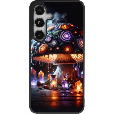 Samsung Galaxy S25 Case Hülle - Silikon schwarz Halloween Zaubertrank Magie