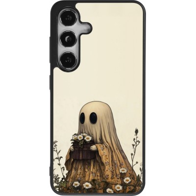 Samsung Galaxy S25 Case Hülle - Silikon schwarz Halloween 2025 Ghost gardener