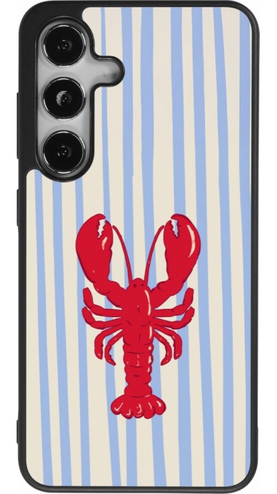 Samsung Galaxy S25 Case Hülle - Silikon schwarz Red lobster 2026