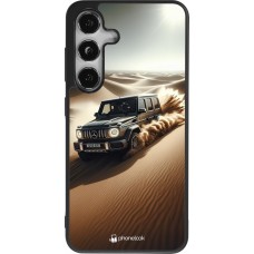 Samsung Galaxy S25 Case Hülle - Silikon schwarz Mercedes G Drift Wueste