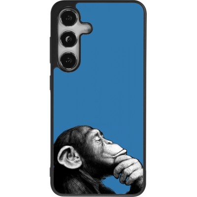 Samsung Galaxy S25 Case Hülle - Silikon schwarz Monkey Pop Art