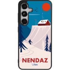 Samsung Galaxy S25 Case Hülle - Silikon schwarz Nendaz Cabane Ski
