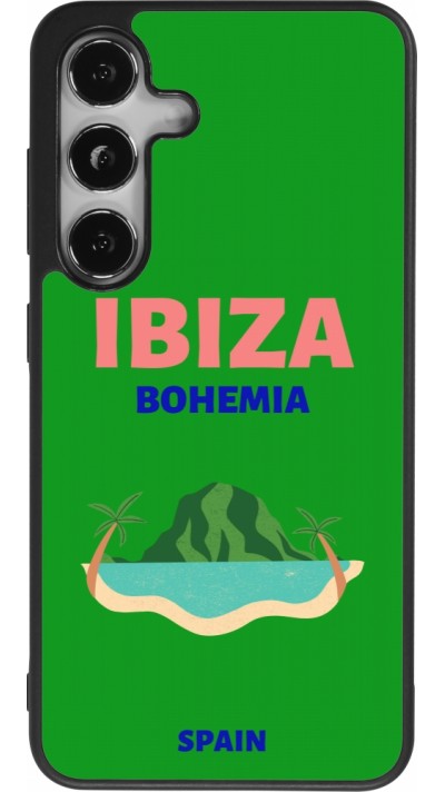 Samsung Galaxy S25 Case Hülle - Silikon schwarz Pop Summer Destination Ibiza
