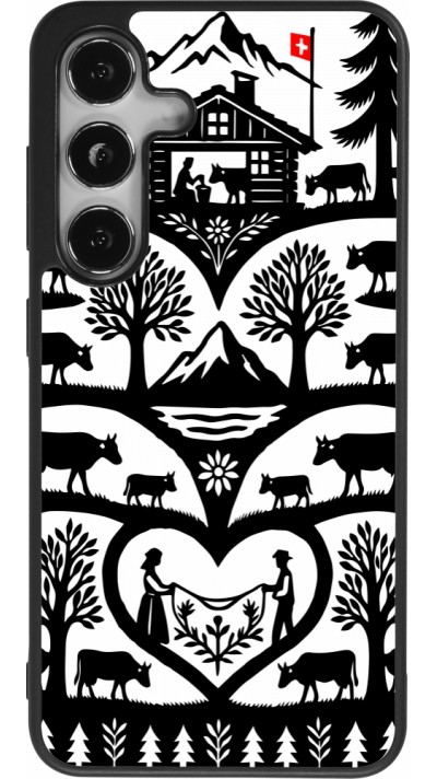 Samsung Galaxy S25 Case Hülle - Silikon schwarz Poya Schweiz 2