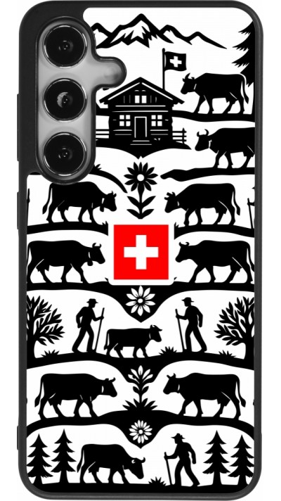 Samsung Galaxy S25 Case Hülle - Silikon schwarz Poya Schweiz 3
