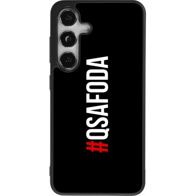 Samsung Galaxy S25 Case Hülle - Silikon schwarz Qsafoda 1