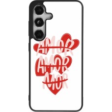 Samsung Galaxy S25 Case Hülle - Silikon schwarz Saint Valentines Day 26 Amor