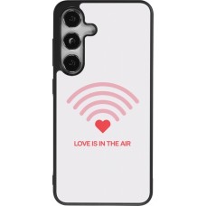 Samsung Galaxy S25 Case Hülle - Silikon schwarz Saint Valentines Day 26 Love is in the air