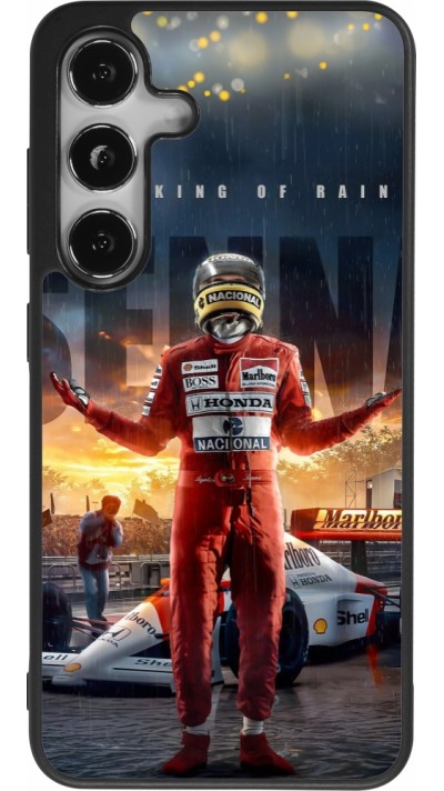 Samsung Galaxy S25 Case Hülle - Silikon schwarz Senna The King of Rain