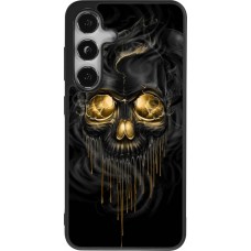 Samsung Galaxy S25 Case Hülle - Silikon schwarz Skull 02