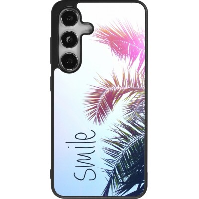 Samsung Galaxy S25 Case Hülle - Silikon schwarz Smile 05