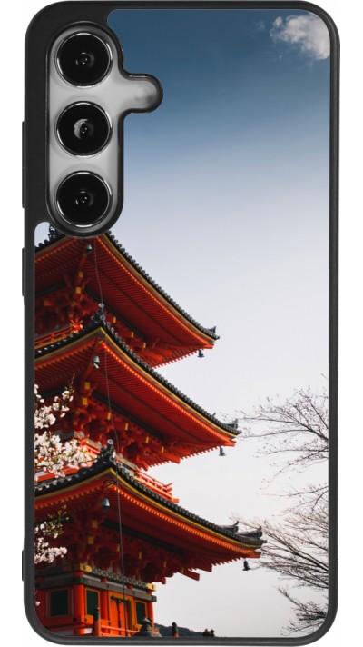 Samsung Galaxy S25 Case Hülle - Silikon schwarz Spring 23 Japan