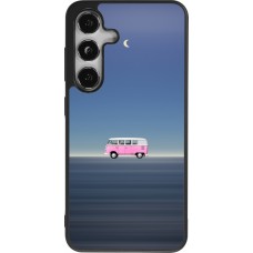 Samsung Galaxy S25 Case Hülle - Silikon schwarz Spring 23 pink bus