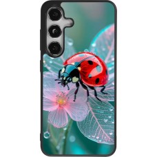 Samsung Galaxy S25 Case Hülle - Silikon schwarz Ladybird in bloom Spring 2026