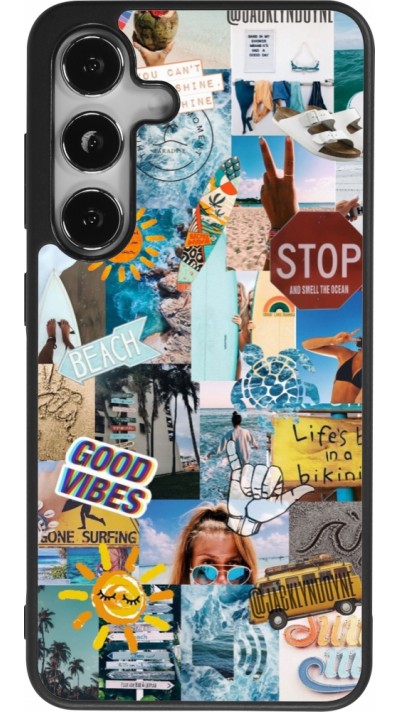 Samsung Galaxy S25 Case Hülle - Silikon schwarz Summer 2021 15