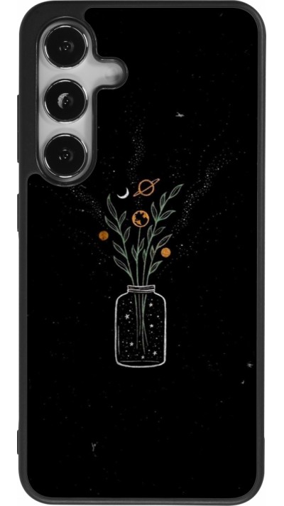Samsung Galaxy S25 Case Hülle - Silikon schwarz Vase black