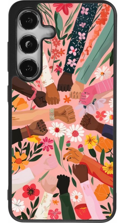 Samsung Galaxy S25 Case Hülle - Silikon schwarz Womens day 2026 8