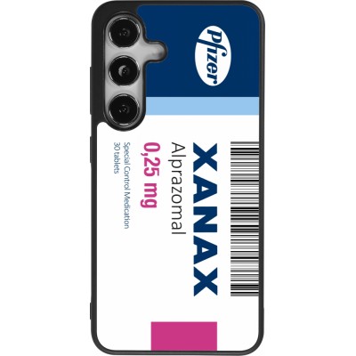 Samsung Galaxy S25 Case Hülle - Silikon schwarz Xanax Alprazolam 2025