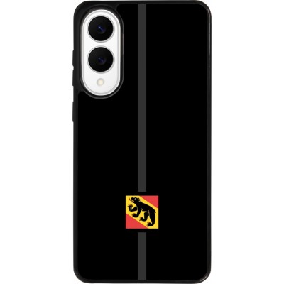 Samsung Galaxy S25 Edge Case Hülle - Silikon schwarz Kanton BE schwarz