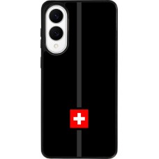 Samsung Galaxy S25 Edge Case Hülle - Silikon schwarz Kanton CH schwarz