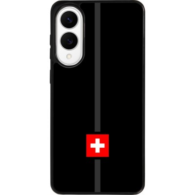 Samsung Galaxy S25 Edge Case Hülle - Silikon schwarz Kanton CH schwarz