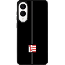 Samsung Galaxy S25 Edge Case Hülle - Silikon schwarz Kanton JU schwarz