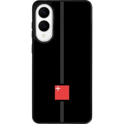 Samsung Galaxy S25 Edge Case Hülle - Silikon schwarz Kanton SZ schwarz