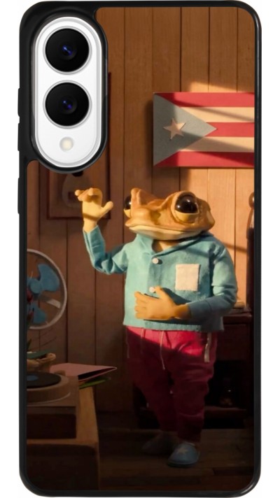 Samsung Galaxy S25 Edge Case Hülle - Silikon schwarz Dancing frog DTMF