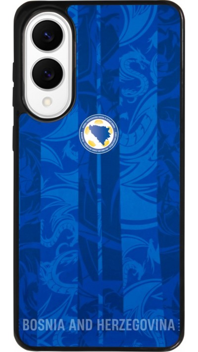 Samsung Galaxy S25 Edge Case Hülle - Silikon schwarz Bosnien und Herzegowina 2026 personalisierbares Fussballtrikot