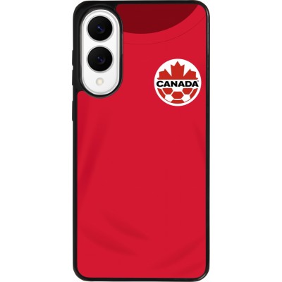 Samsung Galaxy S25 Edge Case Hülle - Silikon schwarz Kanada 2022 personalisierbares Fussballtrikot