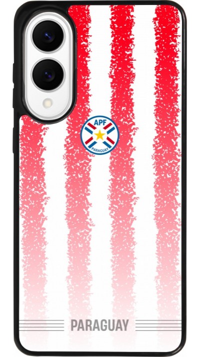 Samsung Galaxy S25 Edge Case Hülle - Silikon schwarz Paraguay 2026 personalisierbares Fussballtrikot