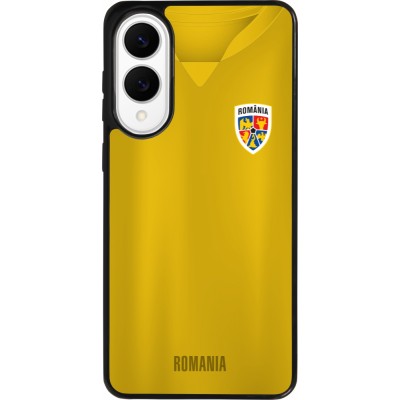 Samsung Galaxy S25 Edge Case Hülle - Silikon schwarz Fussballtrikot Rumänien