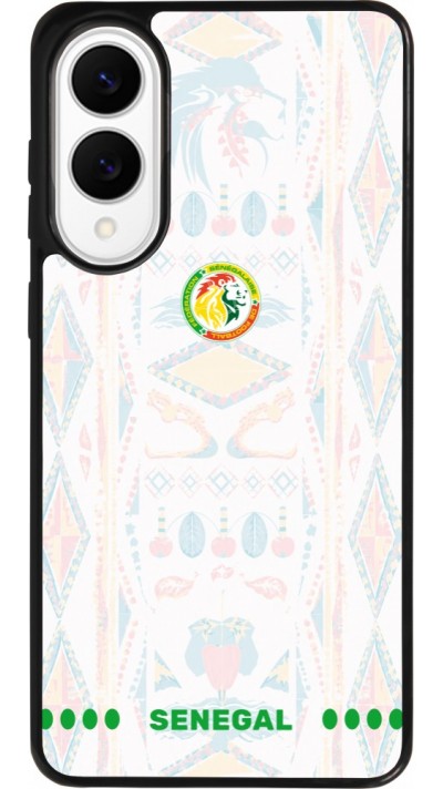 Samsung Galaxy S25 Edge Case Hülle - Silikon schwarz Senegal 2026 personalisierbares Fussballtrikot