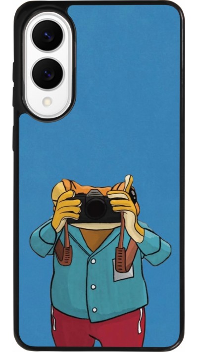 Samsung Galaxy S25 Edge Case Hülle - Silikon schwarz Frog with camera DTMF