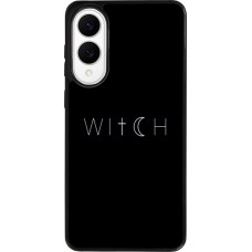 Samsung Galaxy S25 Edge Case Hülle - Silikon schwarz Halloween 22 witch word