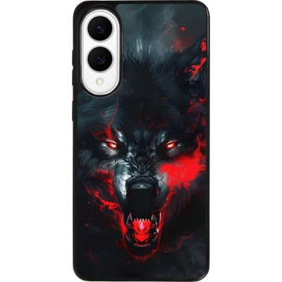 Samsung Galaxy S25 Edge Case Hülle - Silikon schwarz Halloween 2024 mad werewolf