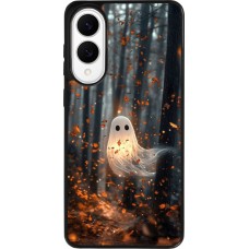 Samsung Galaxy S25 Edge Case Hülle - Silikon schwarz Halloween 2025 Ghost in the forest