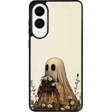Samsung Galaxy S25 Edge Case Hülle - Silikon schwarz Halloween 2025 Ghost gardener